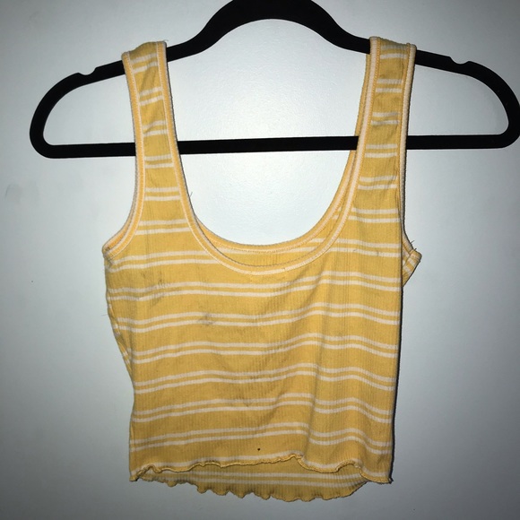 🌼3/$30🌼 Yellow Striped Tank - Picture 1 of 4